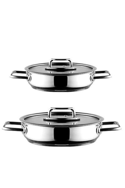 Aryıldız Colombus 20cm + 18cm 2-Piece Saucepan Set with Lid