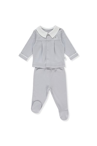 Bebetto PYJAMAS SET WITH INTERLOCK BOOTIES 2-Piece (ROCKING HORSE) F 1308