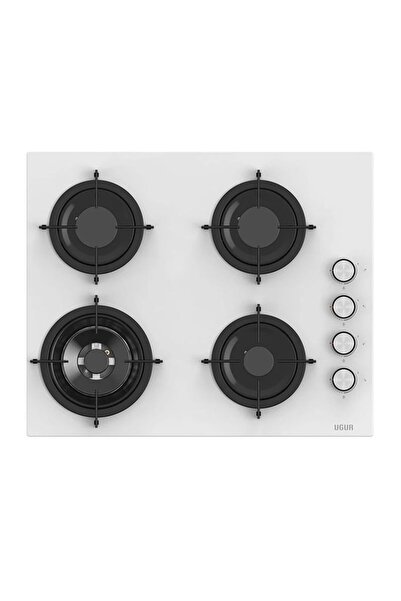 Uğur Uao 6041w3 Bcy Rsr1 62 Cm Beyaz Cam Ankastre Ocak