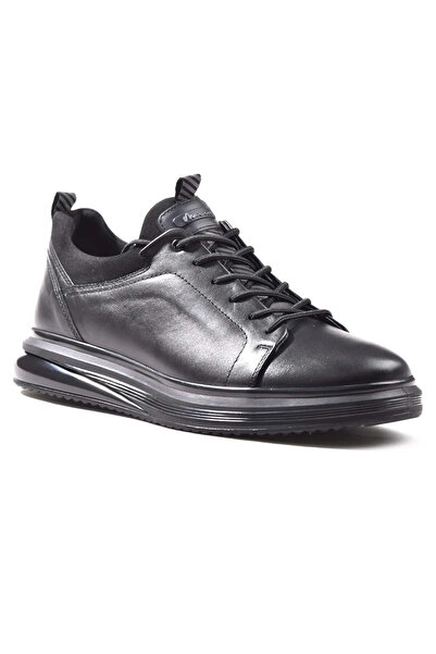 MARCOMEN Erkek Yazlık %100 Hakiki Deri Siyah Sneaker Yenilikçi Tarzıyla Şıklık Ve Konfor Bir Arada Air Taban