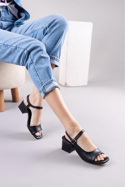 Getcho Pantofi cu toc Ratal Black pentru femei