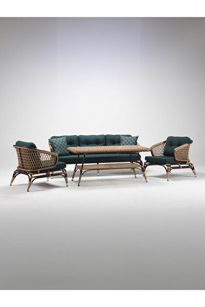 Luce Garden Zambak Bambu Koltuk Takımı