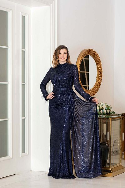 Prive Sequin Paillette Evening Dress Zuhal