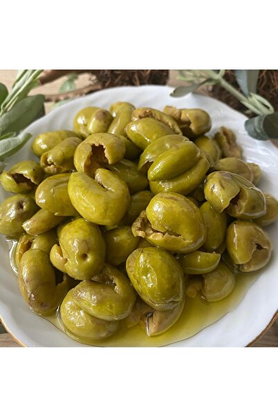 HATAY ŞAHİN ÇİFTLİK Çekirdeksiz El Kırması Yeşil Zeytin 950 gr