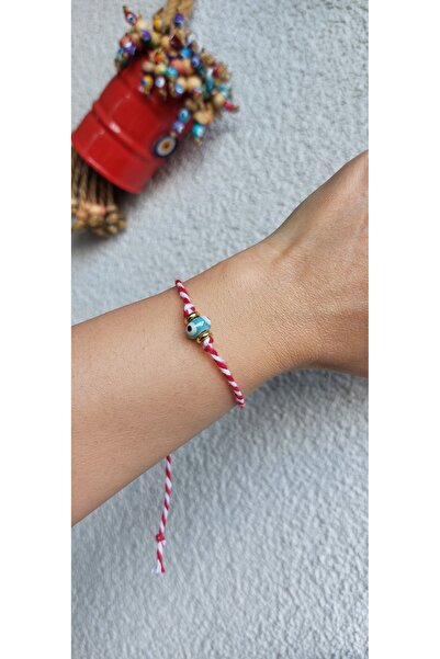 Cansu Akçay Kırmızı ipli Bileklik Şans Bilekliği Arkadaşlık Bilekliği Nazar B...