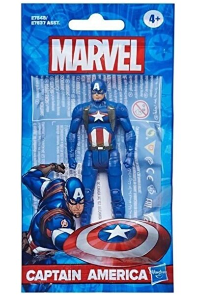Marvel 2'li Set Marvel Kaptan Amerika Mini Figür 10cm ve Captain America Hydra Lego Seti Lisanslı Oyuncak