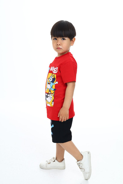 My Kids Wear Cartoon Character Themed Boy's Shorts Set