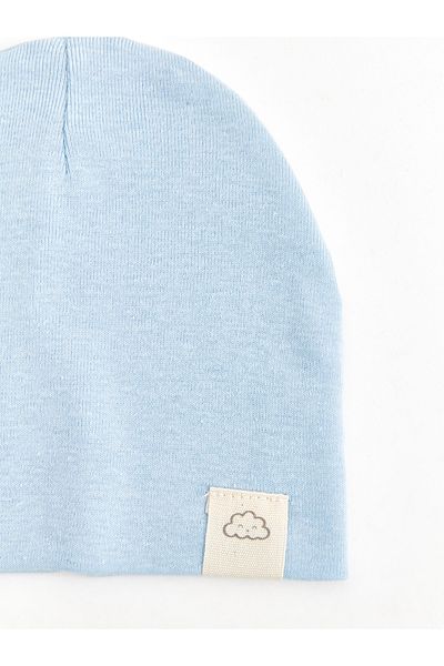 LC Waikiki 3-teilige Baskenmütze aus Basic-Baumwolle für Babys