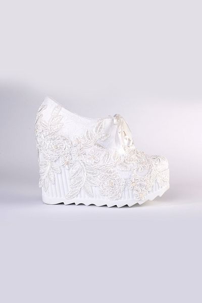 Karınca 1-94378 Sports Wedge Heel Bridal Shoes