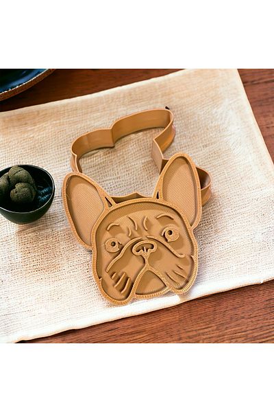 Miki & Miki French French Bulldog Dough Cookie Mold