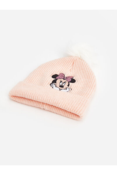 LC Waikiki LCW DOPLŇKY Vyšívaný dívčí baret Minnie Mouse