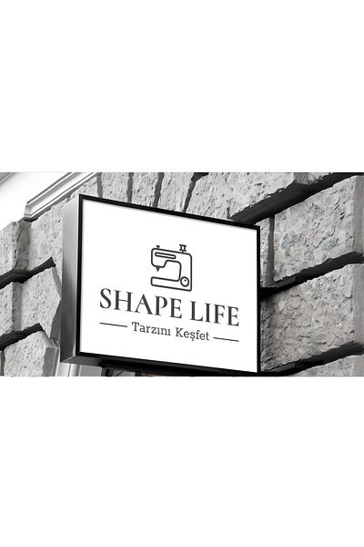Moka Shopin Tricou cu imprimeu digital Shape Life Blue