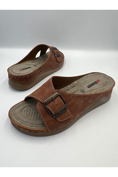 Tigerline Γυναικείες Παντόφλες Ms047 Tobacco Summer Orthopedic Slippers