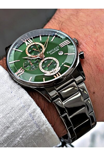 Ferrucci Function FCF.14079FM.07 Multi Fonksiyon Erkek Kol Saati 3 Atm Su Geçirmezlik