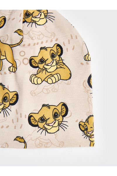 LC Waikiki Бебешка барета за момче от 2 части с щампа Lion King