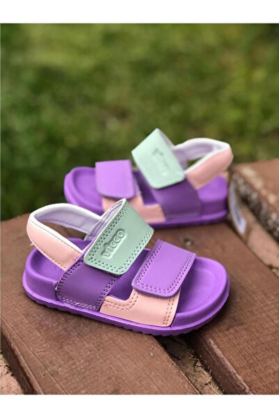 Vicco Летни сандали за момичета в лилав цвят с неподдържаща изпотяване, немир...