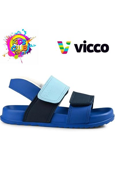 Vicco Băiat albastru de vară, anti-transpirație, anti-miros, talpă anti-alunecare, sandale ortopedice complete pentru copii.