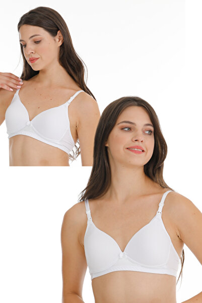 par lingerie pl 2-комплектний бюстгальтер для годування з модальним покриттям, білий