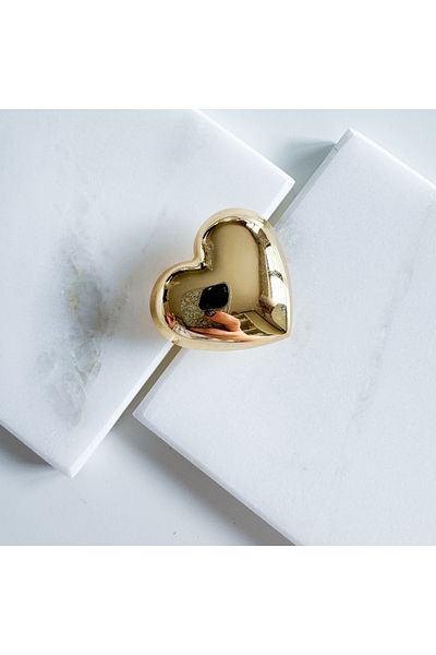 CHARMLUCKY Big heart ring
