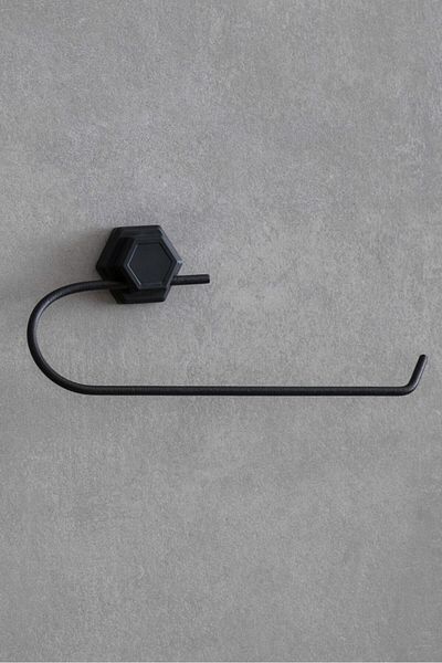 EVSTYLE Adhesive Roll Paper Towel Holder Napkin Holder Bathroom Hanger Holder Metal WC Paper Holder