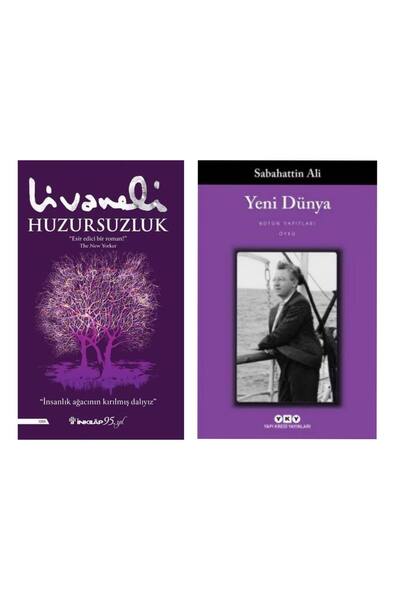 İnkilap Yayınevi Huzursuzluk Zülfü Livaneli - Yeni Dünya Sabahattin Ali