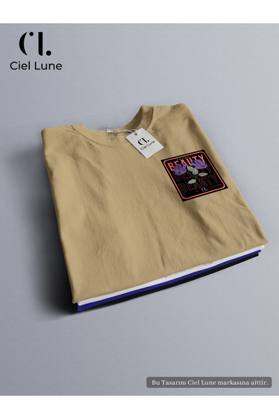 NEVERMIND Μπλουζάκι BEAUTY Unisex Oversize - Special Design