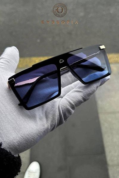Eyesofia Luxury Unisex Parliament Blue Gradient Sunglasses