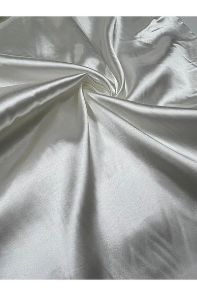 Kumaş sever White Crystal Satin Fabric Dress Skirt Clothing Fabric Meter