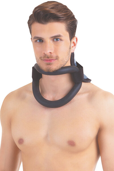 VİZOR Wire Frame Boyunluk Yüksekliği Ayarlanabilir Trakeostomili Açık Boyunluk