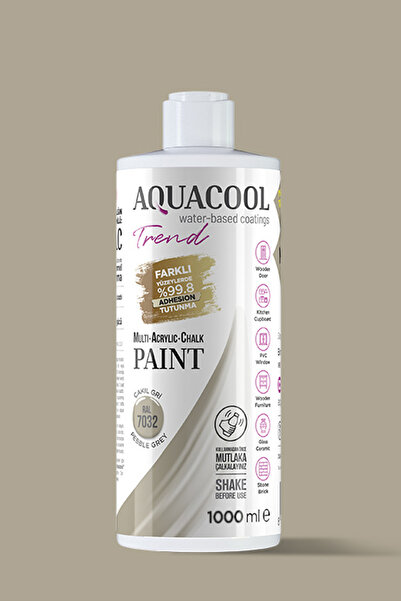 Aquacool Trend Mac Akrilik Dönüşüm Boyası - Hobi Boyası - 1000ml Ral Serisi
