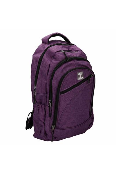 Bear & Deer Big Beer L i L A 5 Compartment School Bag (Two Year Warranty)
