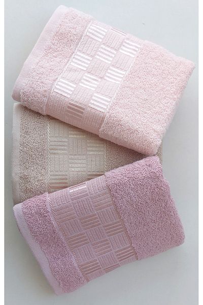 EMİLLİE GEO 3 - 50x90 cm Towel Set