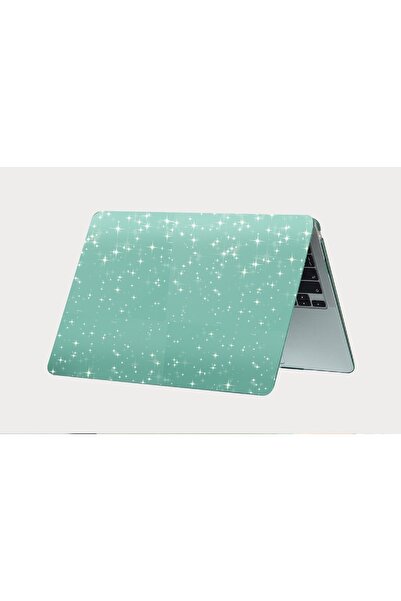 Nezih Case Macbook Air 13.3 M1 2020 Simli Parlak Crystal 360 Derece Tam Korumalı  uyumlu Kapak
