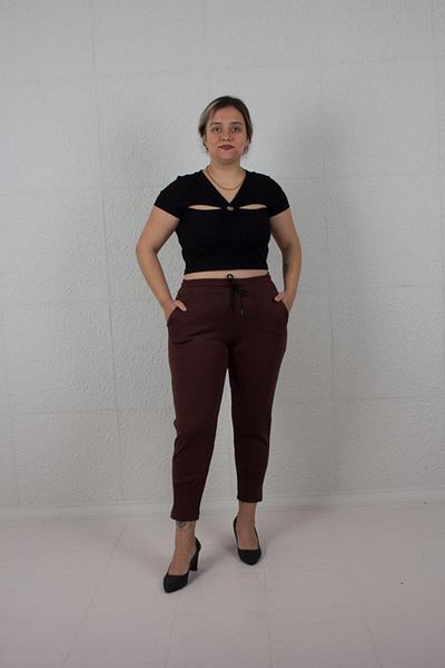 Truva XXL Large Size Thick Scuba Casual Sports Trousers Colorful Pn325