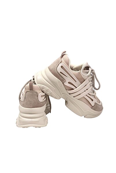 bescobel Γυναικεία Gerya Mink Comfort Sole Daily Walking Παπούτσια Sneaker 4 cm Sp2024