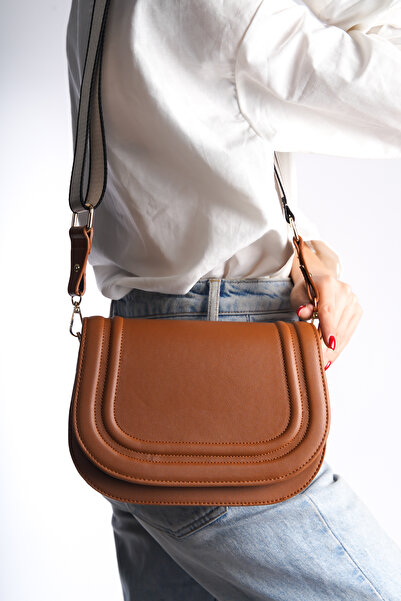 Moda Değirmeni Tan Women's Hand and Shoulder Bag BG1175-301-0001