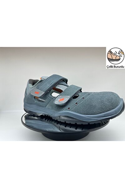 e&e Mekap Rmk 51 S1 Hakiki Süet Deri Hafif Rahat Kaydırmaz Yazlık Çelik Burun...