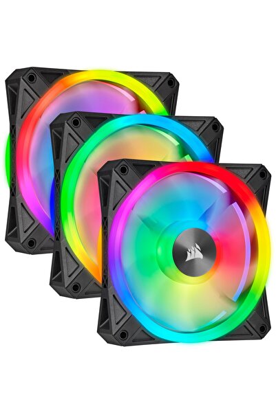 Corsair Co-9050098-ww Icue Ql120 Rgb 120 Mm Dort Rgb Renk Dongulu Pwm Fan Lıg...