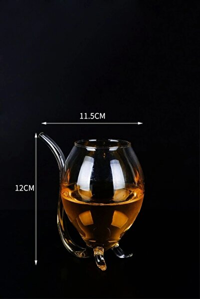 Rosemor 4'lü Pipetli Stil Bardak Flüt Dekor Soğuk Sıcak Meşrubat Kokteyl Bardağı Dayanıklı Cam Bardak