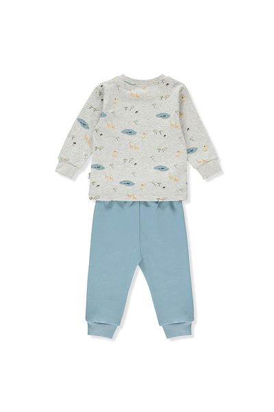 Bebetto Boy's Pajama Set Snow Melange F1322