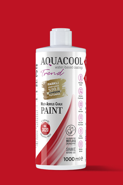 Aquacool Trend Mac Akrilik Dönüşüm Boyası - Hobi Boyası - 1000ml Ral Serisi