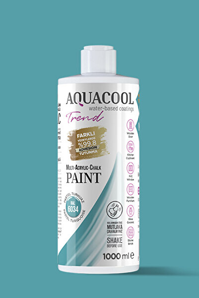 Aquacool Trend Mac Akrilik Dönüşüm Boyası - Hobi Boyası - 1000ml Ral Serisi