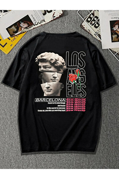 Stendhal تيشيرت برشلونة مكتوب للجنسين