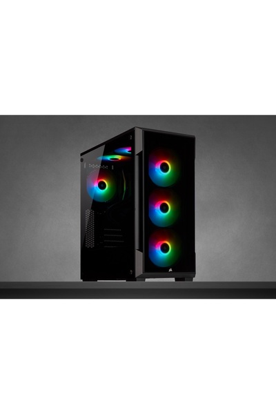 Corsaır Cc-9011190-ww Icue 220t Rgb Cam On Panel Temperlı Cam Yan Panel Mıd Tower Oyuncu Bılgısayar