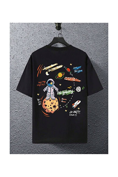 Stendhal Unisex Astronot Baskılı Tshirt