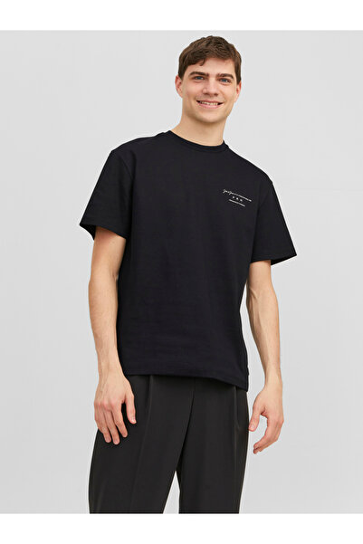 Jack & Jones JPRBLASANCHEZ BRANDING TEE CREW GÂT Seria Premium 100% bumbac or...