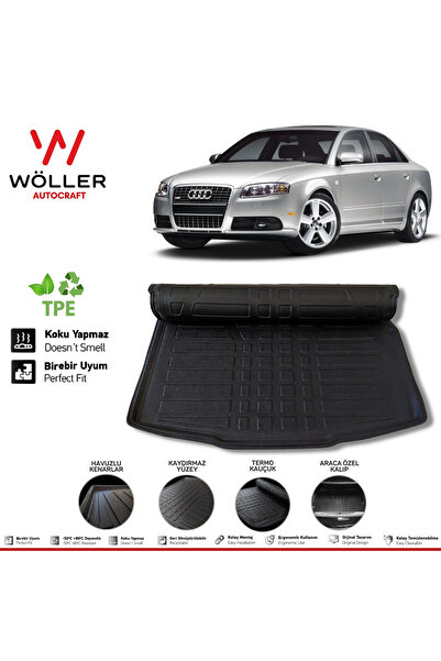 wöller Audi A4 Bagaj Havuzu 2005 2008 Arası 3d Ultraflex Esnek