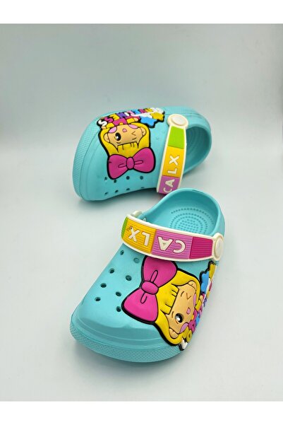 Hızlı Al PRINCESS FIGURED CHILD BABY SANDALS SLIPPERS