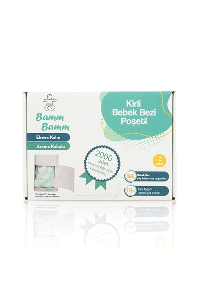 BAMM BAMM 2000 Dirty Diaper Capacity Garbage Bag