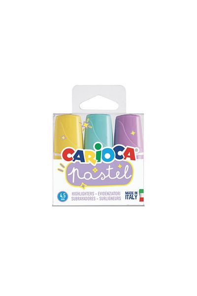 CARIOCA Mini Pastel Marking Pen Set of 3